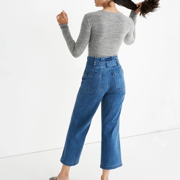 Madewell Paperbag Jeans in Flannigan Wash - Picture 3 of 11